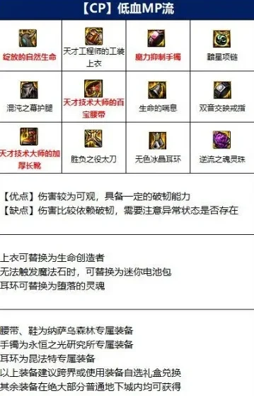 DNF锁血流装备搭配攻略：鬼泣110级装备选择与护石推荐