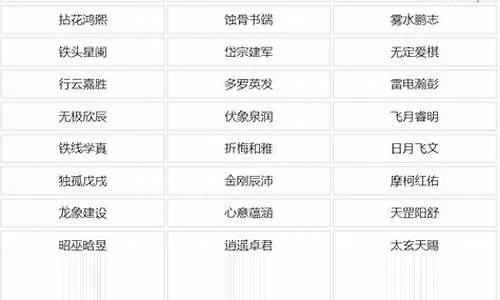 2字霸气游戏名字排行榜　2字霸气游戏名字排行榜大全