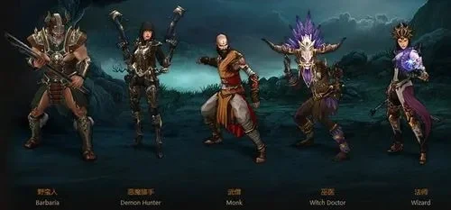 暗黑破坏神3：职业背景与角色概述