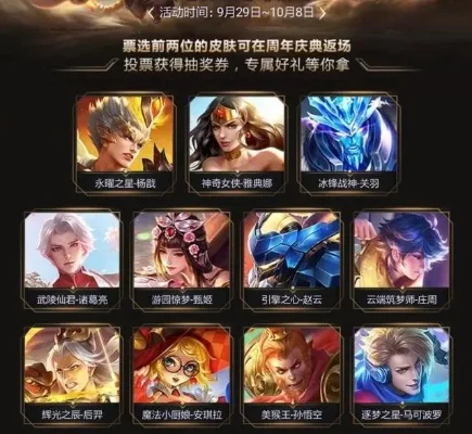 王者荣耀2-8周年限定皮肤全解析