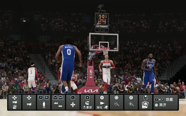 NBA2K22快速调整24秒违例时间教程