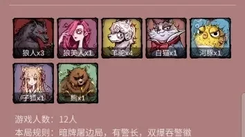 狼人杀动物园模式玩法详解：新增角色+动物使者+策略对决