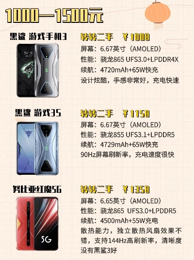 预算1500元能买到什么游戏手机？