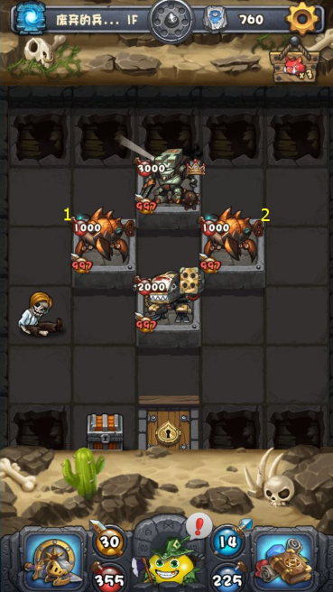 不思议迷宫废弃的兵工厂通关攻略：按顺序炸开宝箱轻松过关