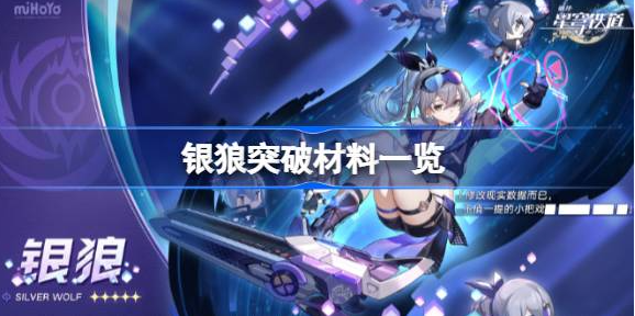 崩坏星穹铁道银狼突破材料全解析