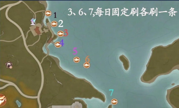 无限暖暖粉色缎带鱼刷新点位全攻略