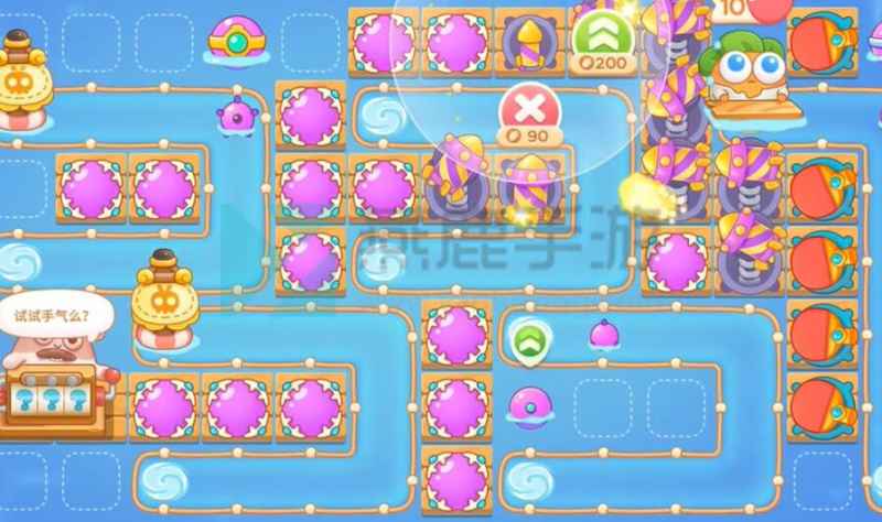 保卫萝卜4暖暖汤泉第8关通关心得：高效布局魔法球，轻松应对小怪挑战