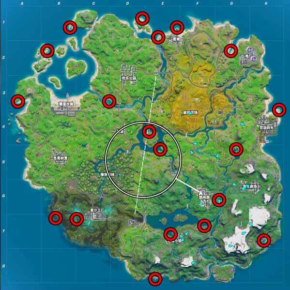 堡垒之夜火圈位置全攻略:如何快速找到火圈并安全通过