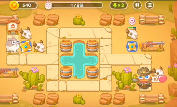 保卫萝卜4波仔很忙第一关通关攻略与心得