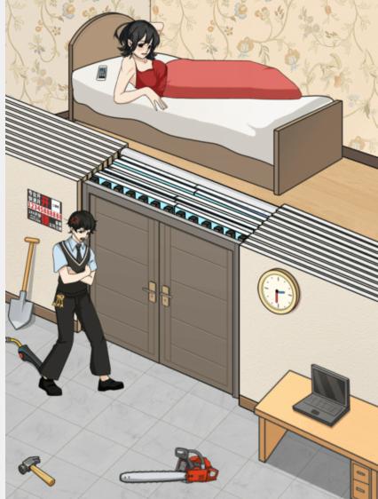 文字找茬大师女友房门通关攻略：按顺序使用道具打开所有门
