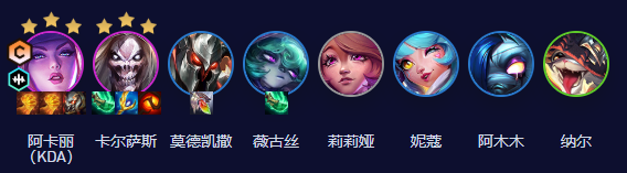 云顶之弈手游S10死歌阿卡丽阵容怎么搭？详解搭配与运营思路