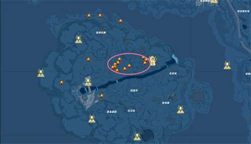 幻塔落果分布全攻略：星岛、班吉斯与可可豆采集地图