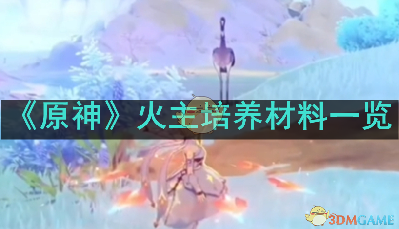 原神火主培养材料全解析