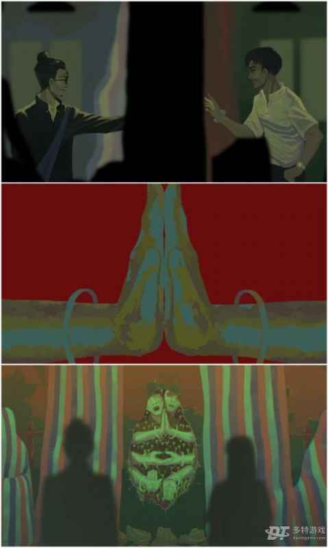 三伏demo最后一幕的宗教隐喻：黑暗中的佛影暗示了什么