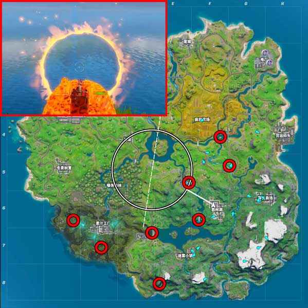 堡垒之夜火圈位置全攻略:如何快速找到火圈并安全通过