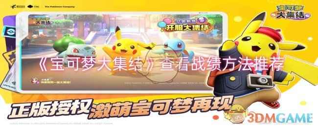 宝可梦大集结战绩怎么查