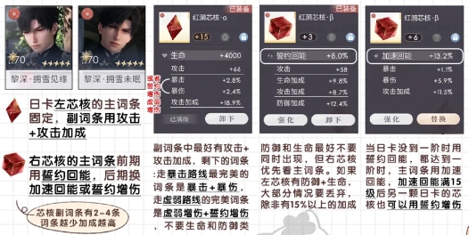 拥雪套装芯核培养全攻略