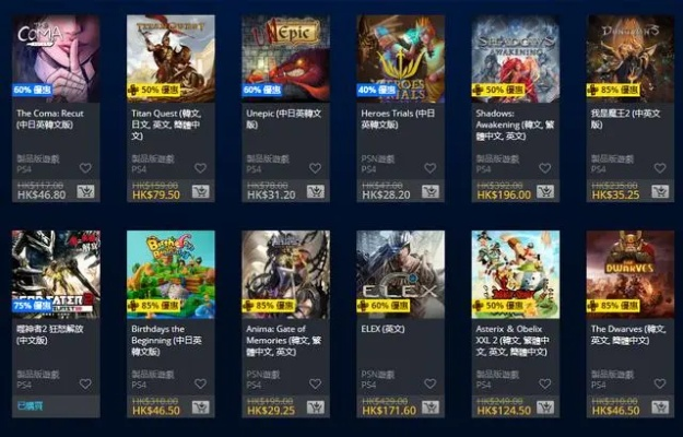 PSN港服游戏怎么选？2025年最新排行榜帮你省425元