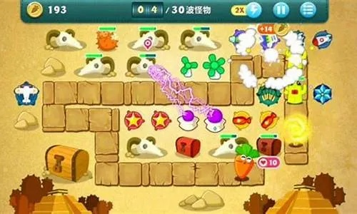 保卫萝卜TV版沙漠地图通关全攻略